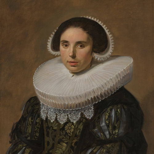 Portret van een vrouw - Frans Hals